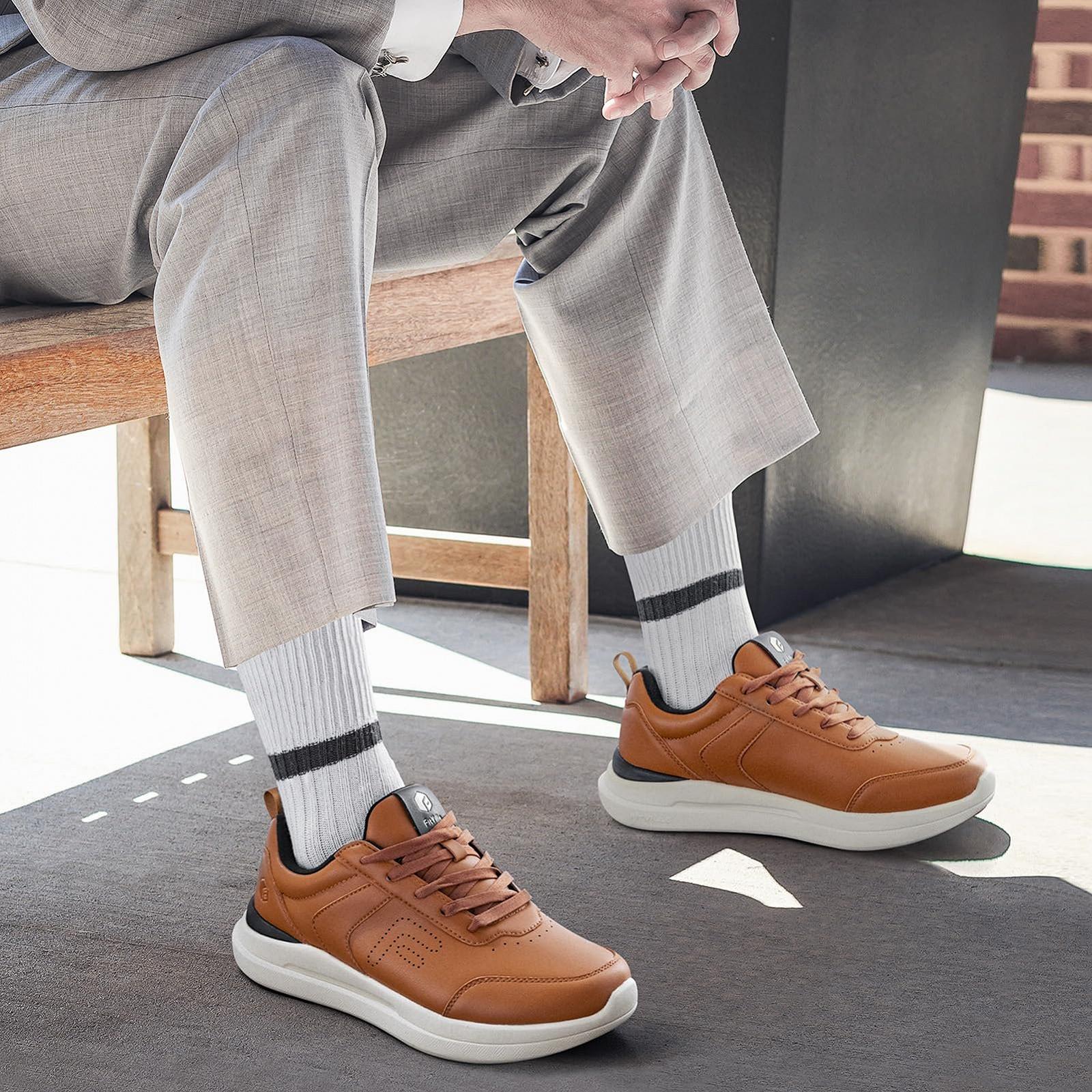 Кросівки FitVille Шкіряні Спортивні Класичні Дихаючі, фото №6