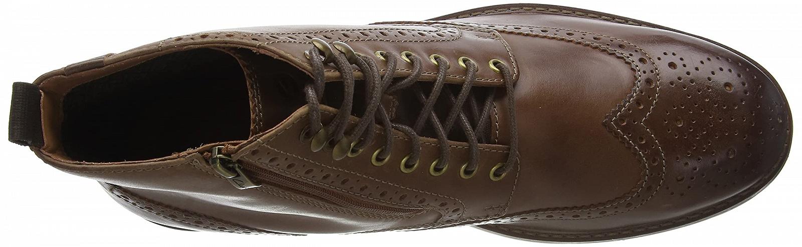 Ботинки Оксфорды мужские Clarks Bowzer Hi коричневый, 41 EU, фото №5