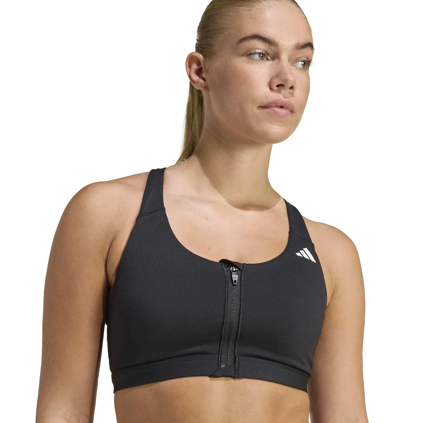 Спортивний бюстгальтер adidas Optime Essentials Workout Medium Support на блискавці спереду (1 шт), фото №4 Спортивний бюстгальтер adidas Optime Essentials Workout Medium Support на блискавці спереду (1 шт), фото №4