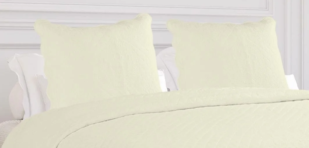 Покривало Бавовна Autrefois Bastidon Однотонний з вишивкою 240 x 260 см, фото №3 Покривало Бавовна Autrefois Bastidon Однотонний з вишивкою 240 x 260 см, фото №3