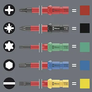 Викрутка Wera Kraftform Kompakt VDE 16 Universal 1 TIE діелектрична synthetic.ua - Фото 1