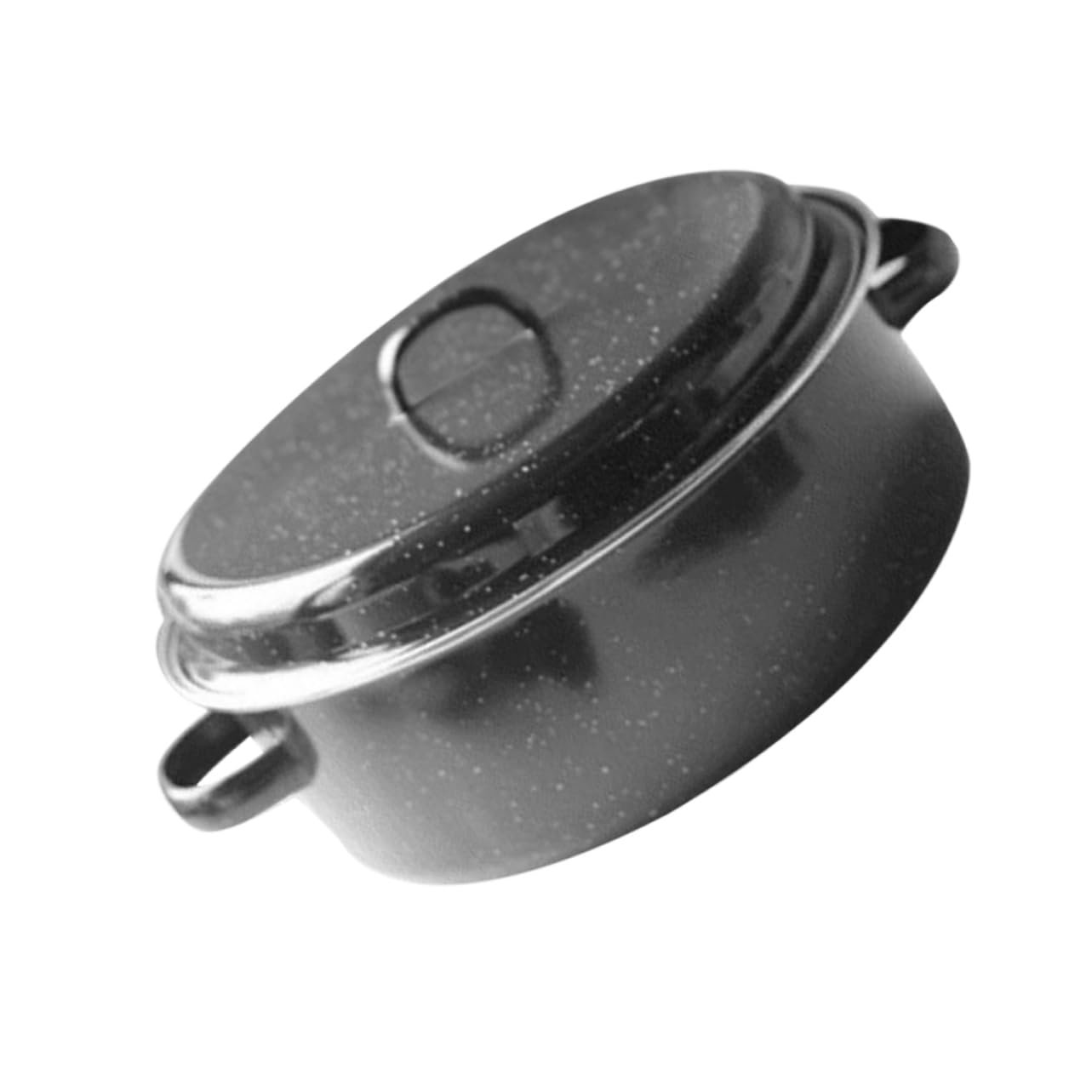 Жаровня INOOMP емальована з кришкою термостійка, фото №1