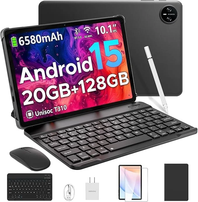 Планшет DOOGEE Tab A9 Pro 10.1'' 4+16/128 ГБ 4G 4-ядер Android 15 Чорно-Сірий, фото №1