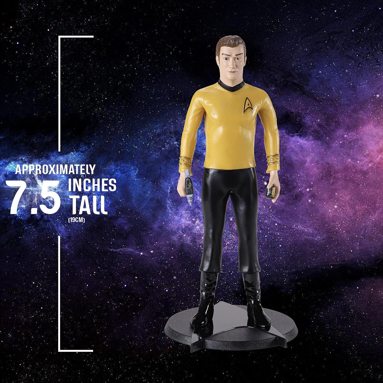 Фігурка гнучка Star Trek: The Original Series Captain Kirk Noble Toys 19 см, фото №2