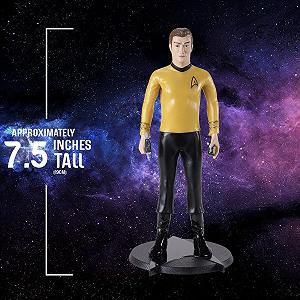 Фігурка гнучка Star Trek: The Original Series Captain Kirk Noble Toys 19 см synthetic.ua - Фото 1