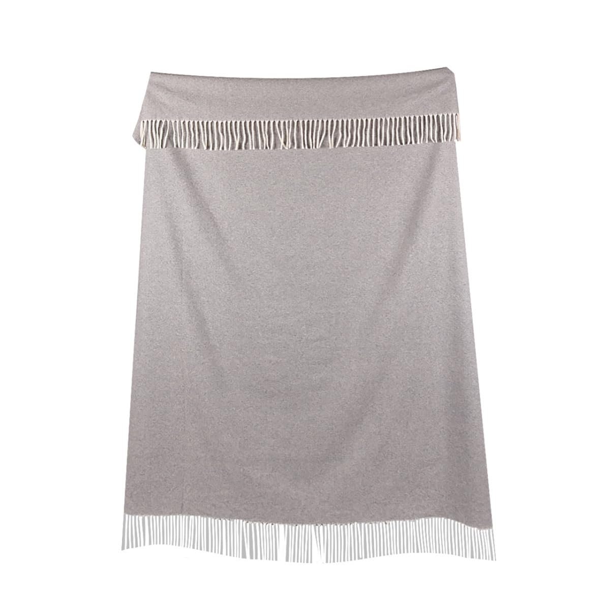 Шерстяной плед Lanavitta Cashmere "Polo" - Роскошный плед и покрывало - Уютный диван и одеяло из 50% шерсти и 50% кашемира - Серый - 140 x 200 см, фото №2 Шерстяной плед Lanavitta Cashmere "Polo" - Роскошный плед и покрывало - Уютный диван и одеяло из 50% шерсти и 50% кашемира - Серый - 140 x 200 см, фото №2