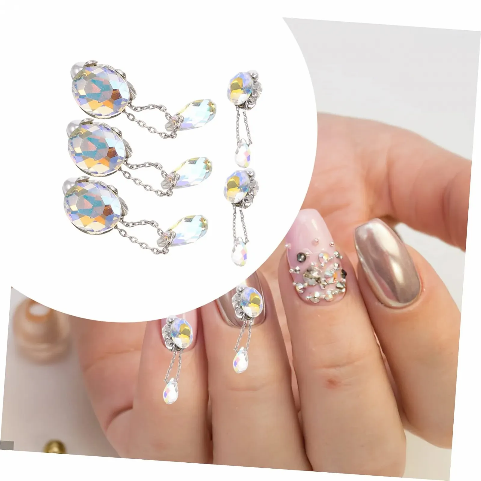 Подвеска Healeved, 10 шт, со стразами для DIY дизайна ногтей и маникюра, фото №8 Подвеска Healeved, 10 шт, со стразами для DIY дизайна ногтей и маникюра, фото №8