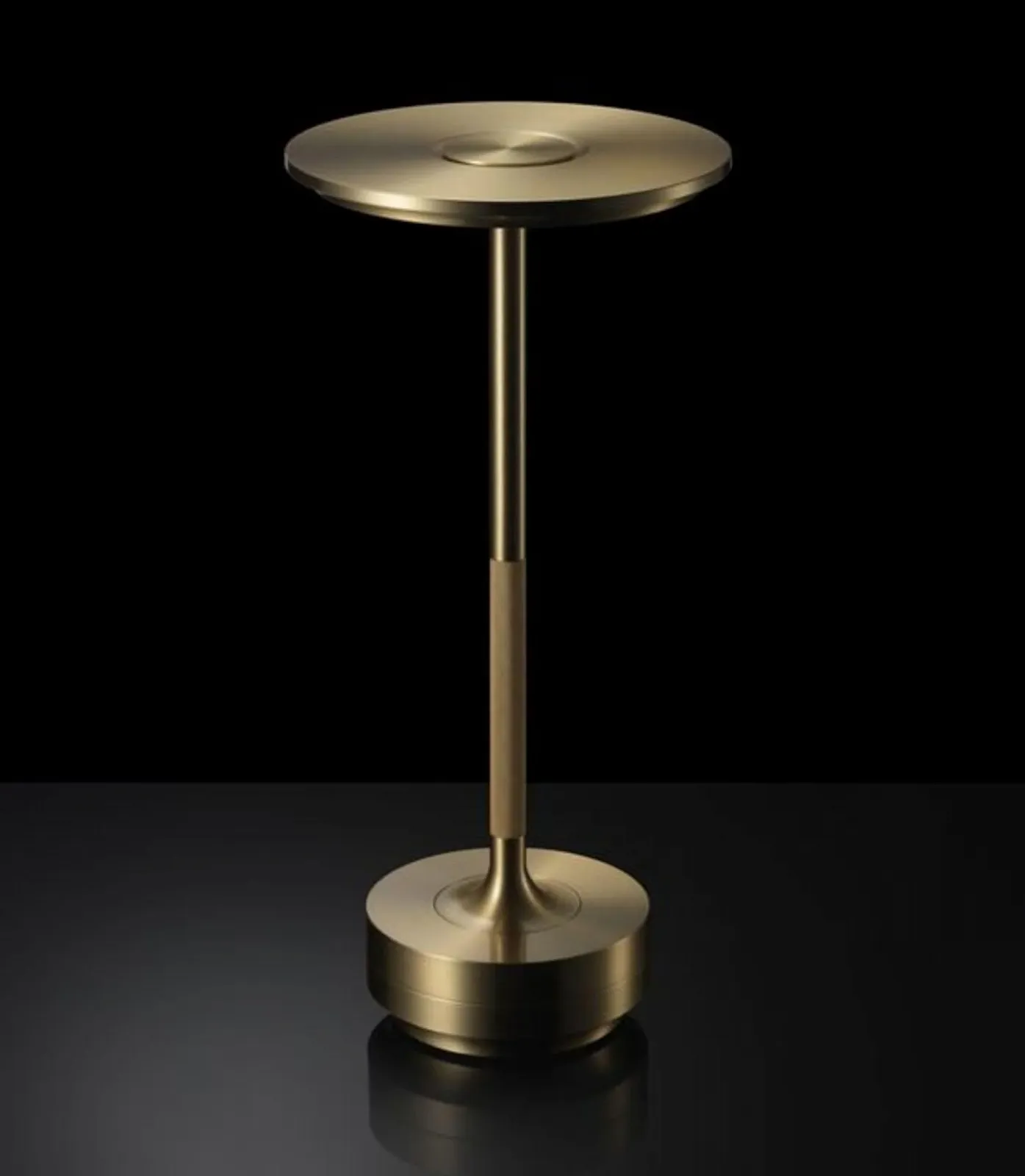 Настільна лампа EPIC LED акумуляторна сенсорна золота, фото №1