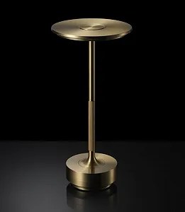 Настільна лампа EPIC LED акумуляторна сенсорна золота - Фото 1