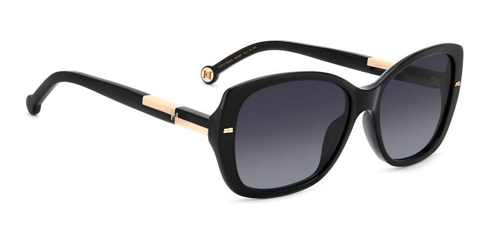 Унісекс сонцезахисні окуляри Carolina Herrera Her 0176/G/S Kdx 56/16/140 Чорний Nude, фото №4