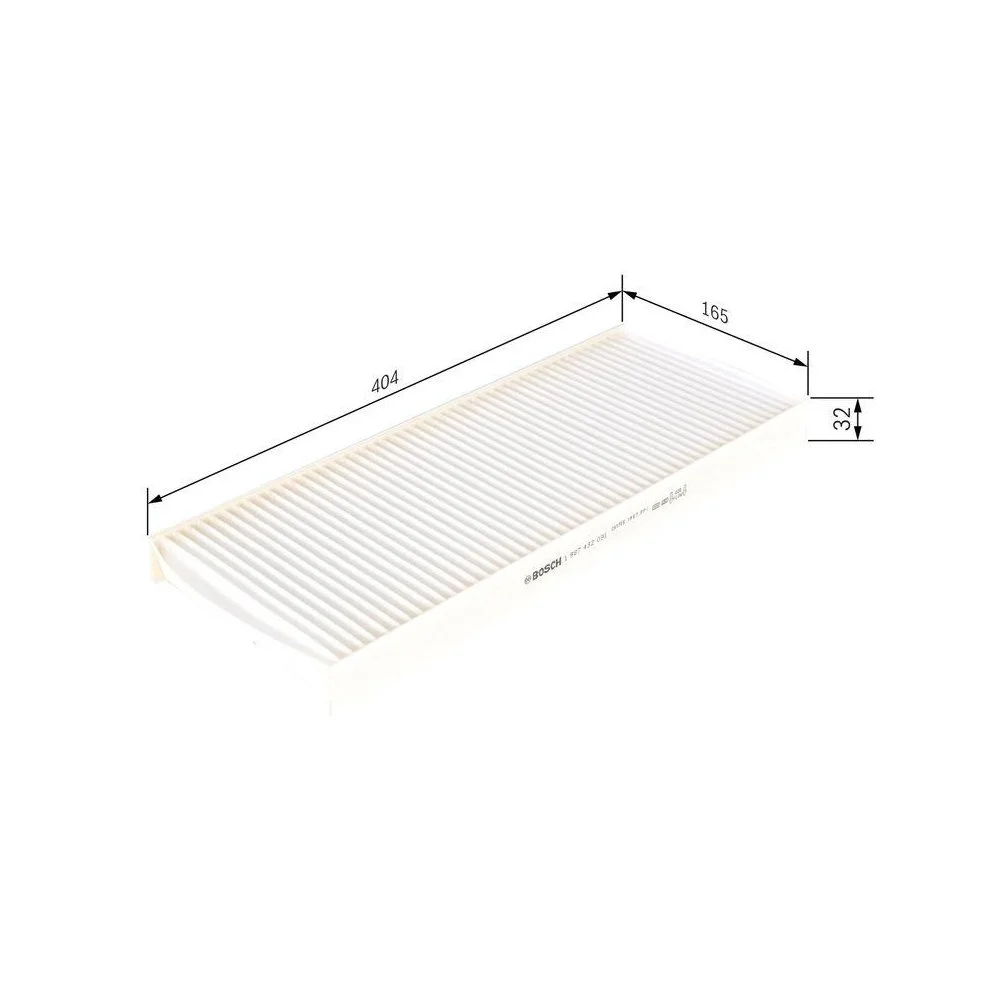 Фільтр салону BOSCH 1 987 432 091 CITROËN FIAT LANCIA PEUGEOT, фото №1
