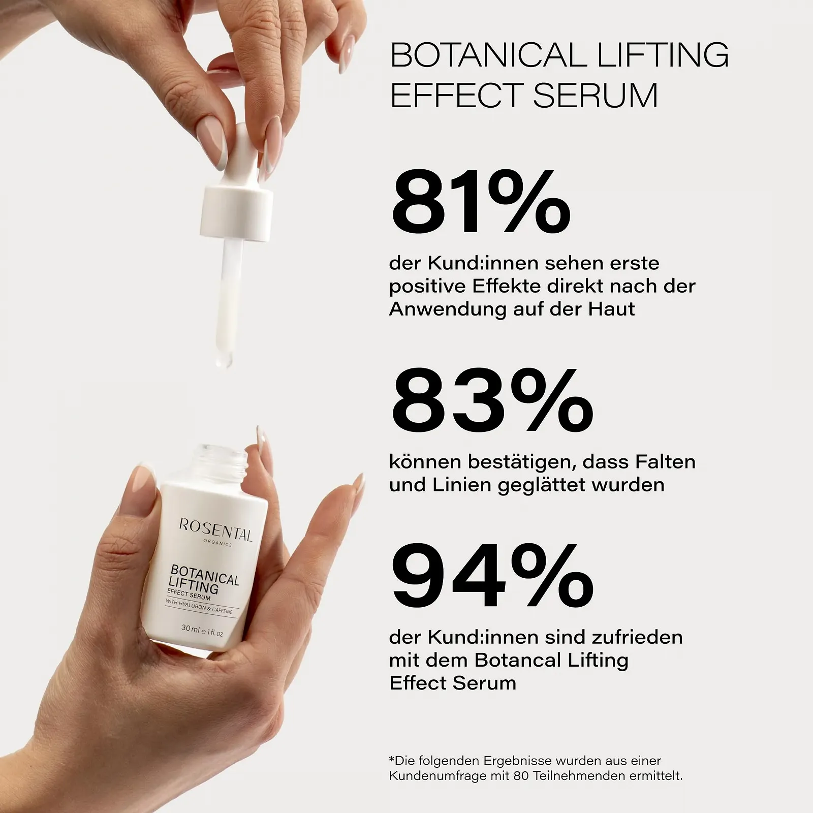 Набір ROSENTAL Organics Botanical Lifting Effect Duo - Антивікова сироватка та маска для розгладження зморшок, фото №4