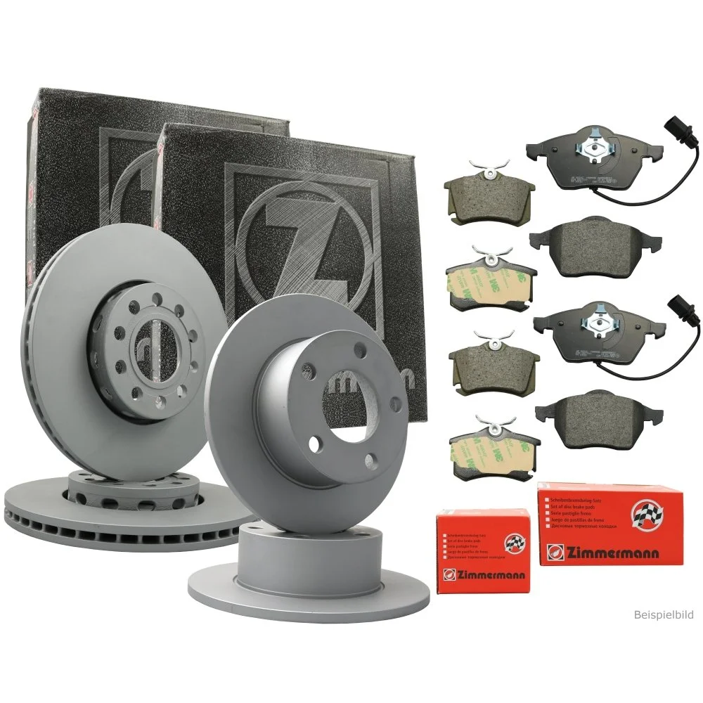 Комплект гальмівних колодок Zimmermann AUDI SKODA VW VAG передні + задні, фото №1