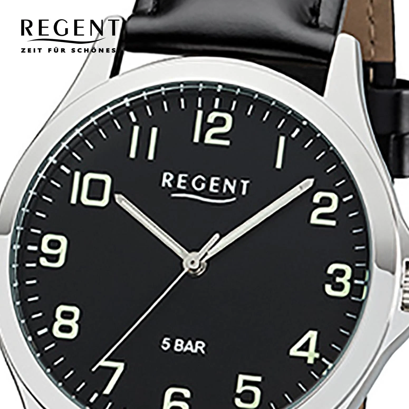 Чоловічий аналоговий годинник Regent 11110756, фото №4 Чоловічий аналоговий годинник Regent 11110756, фото №4