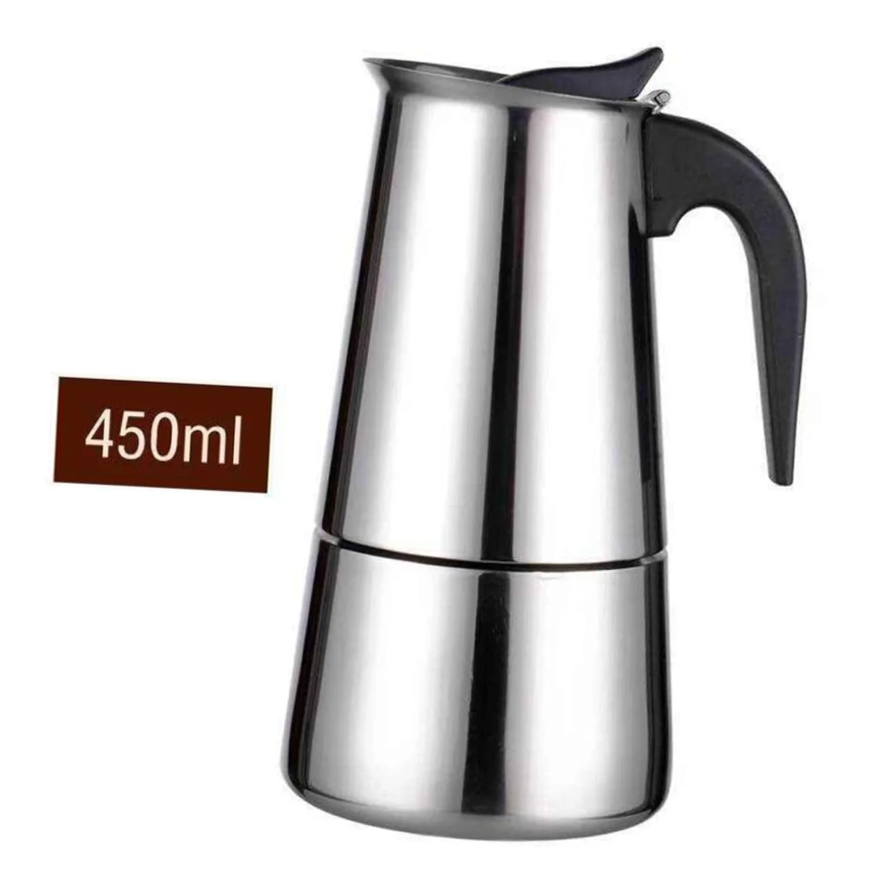 Кофейник ручной Edelstah с фильтром Серебристый, фото №8