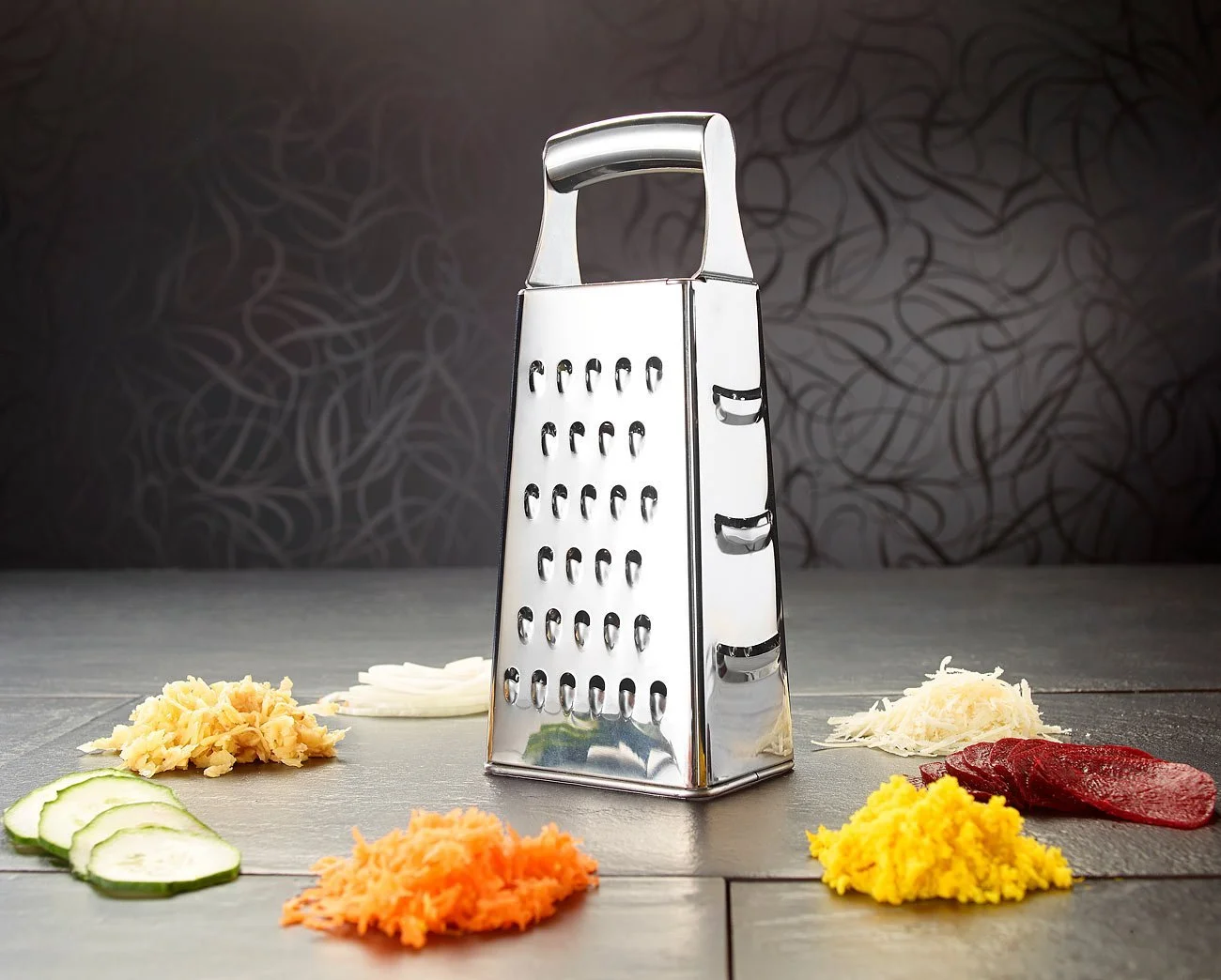 Терка Rosenstein & Söhne Квадратна з нержавіючої сталі з дуже гострими лезами, фото №3 Терка Rosenstein & Söhne Квадратна з нержавіючої сталі з дуже гострими лезами, фото №3