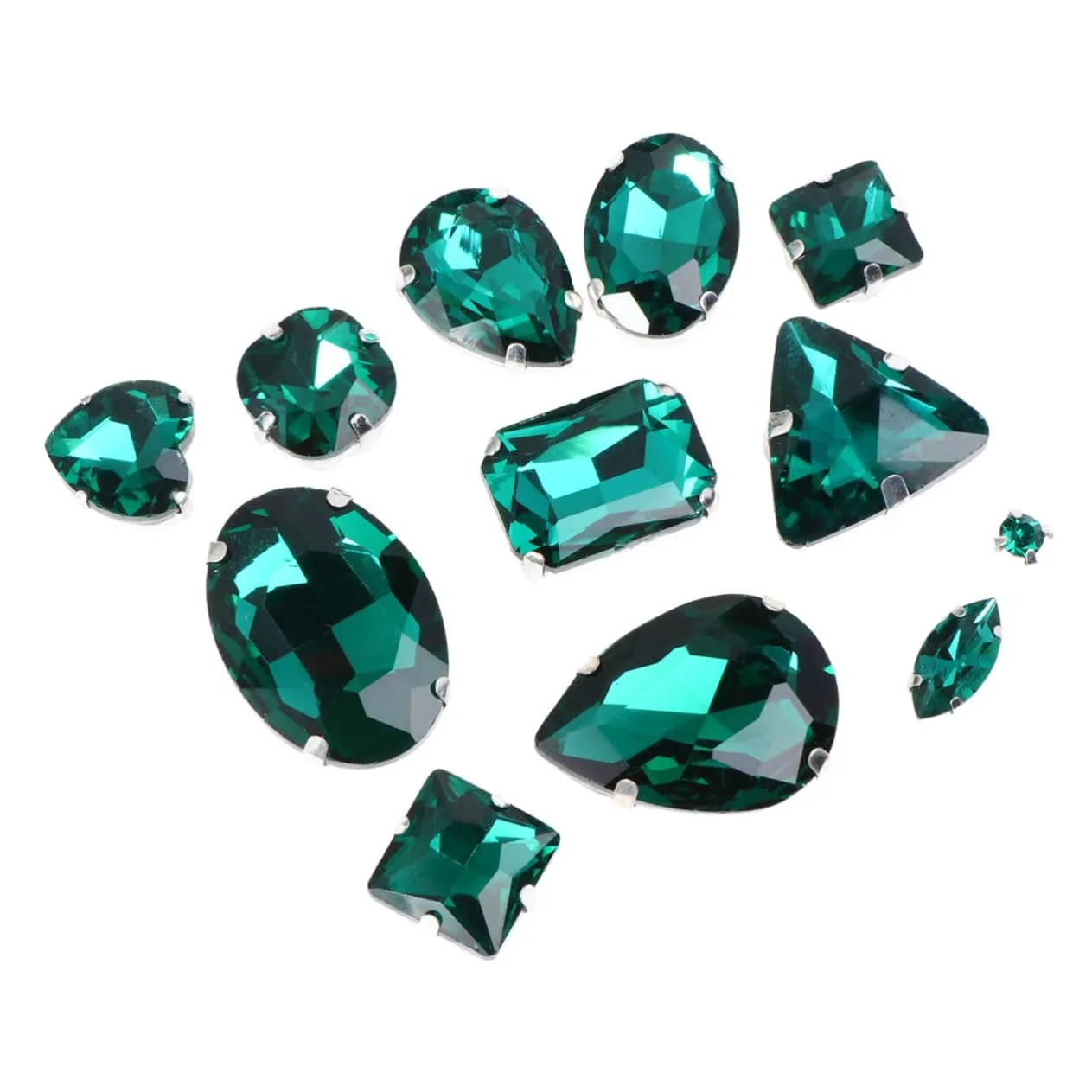 Краплинні Стрази Tofficu 150 шт. Кристал для одягу, фото №5