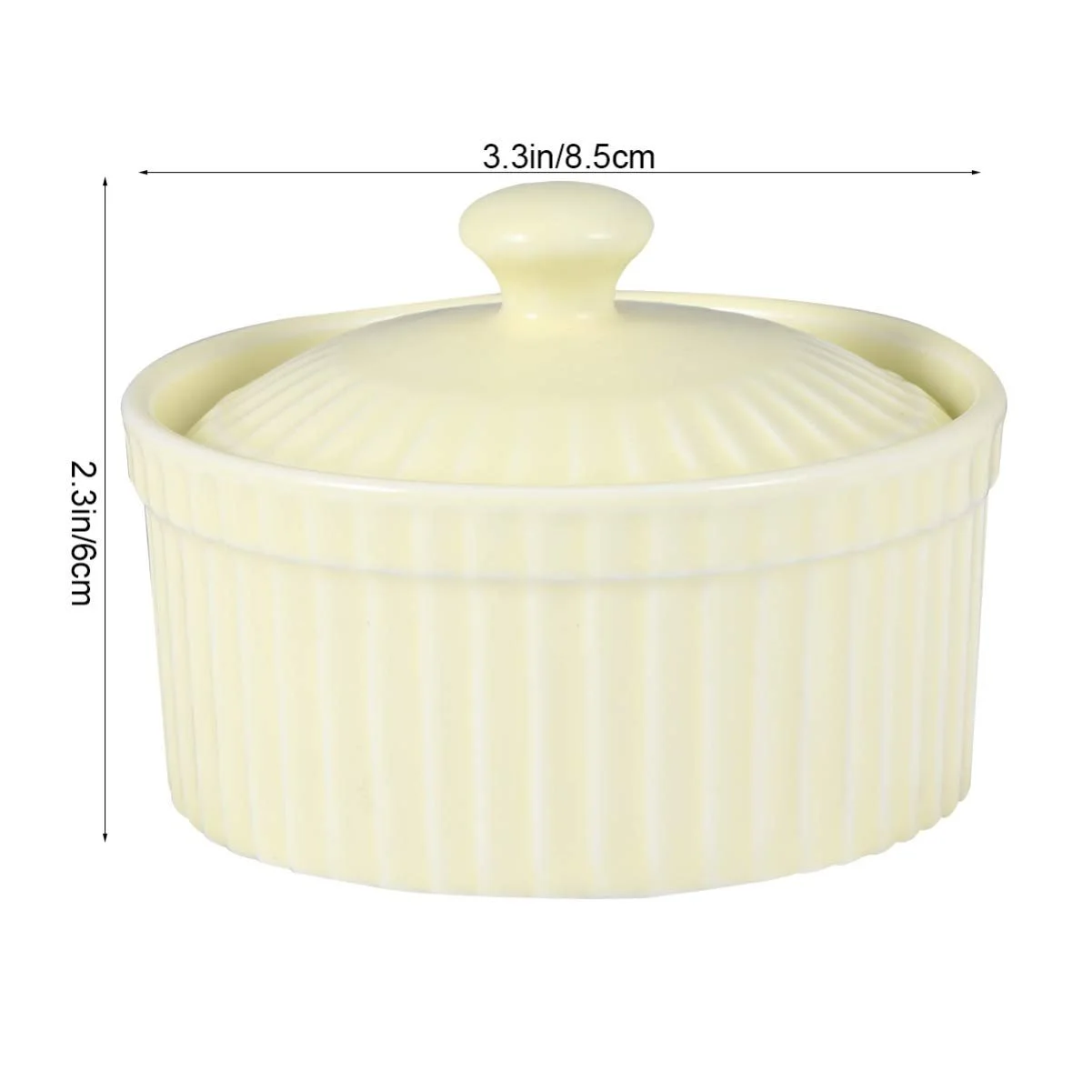 Чаша для запікання Chic Керамічна Жаростійка Рожева з кришкою, фото №2