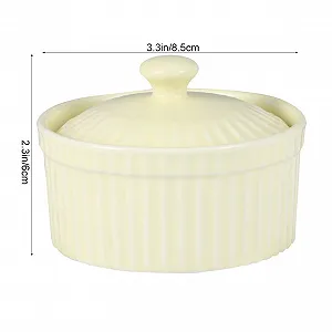 Чаша для запікання Chic Керамічна Жаростійка Рожева з кришкою synthetic.ua - Фото 1