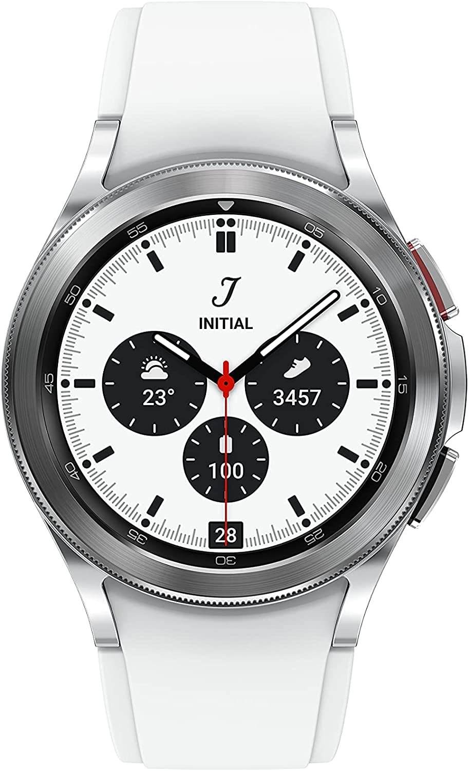 Смарт-годинник Samsung Galaxy Watch4 Classic BT 42 мм Silver, фото №2