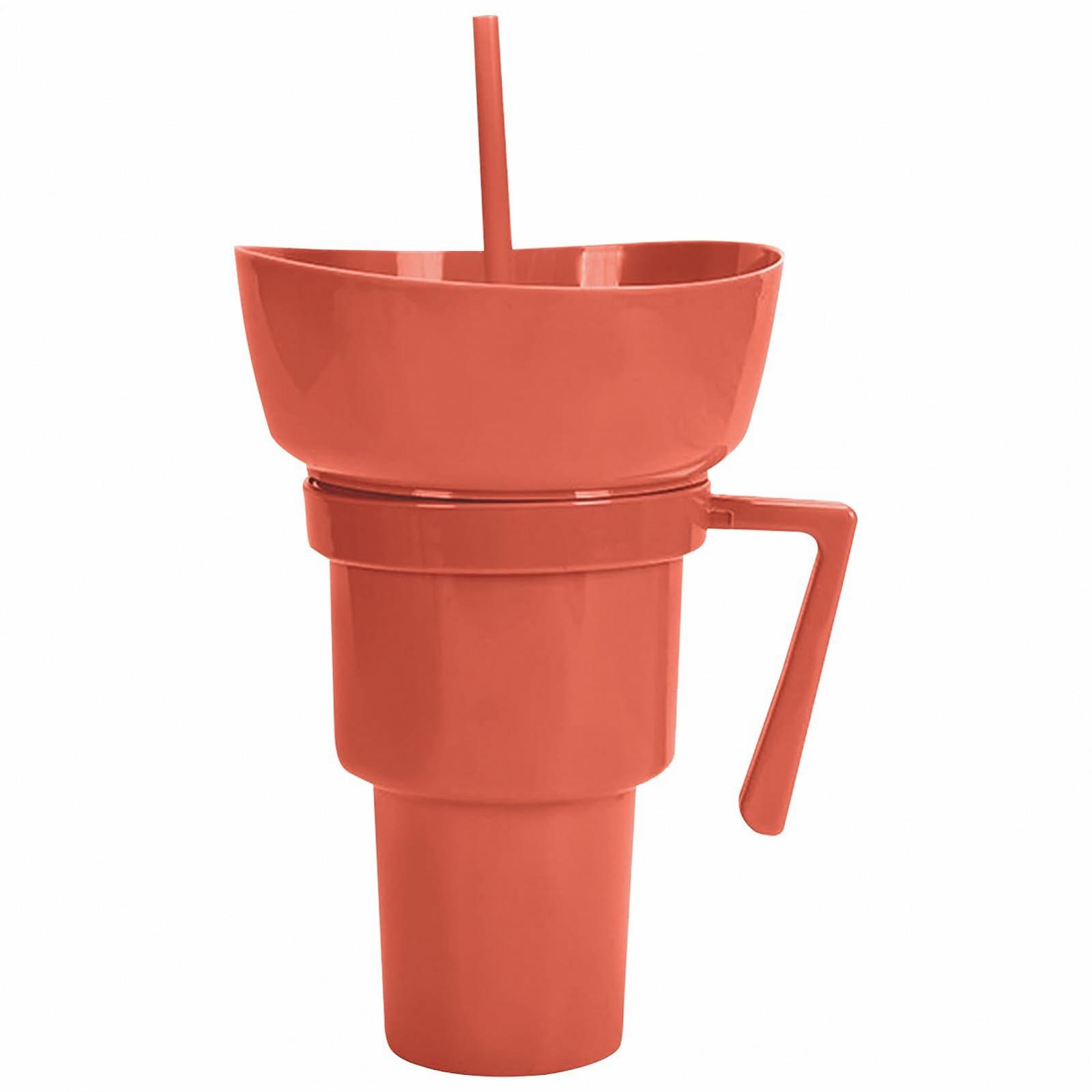 Комбо Кухоль для снеків та напоїв з соломинкою, фото №6