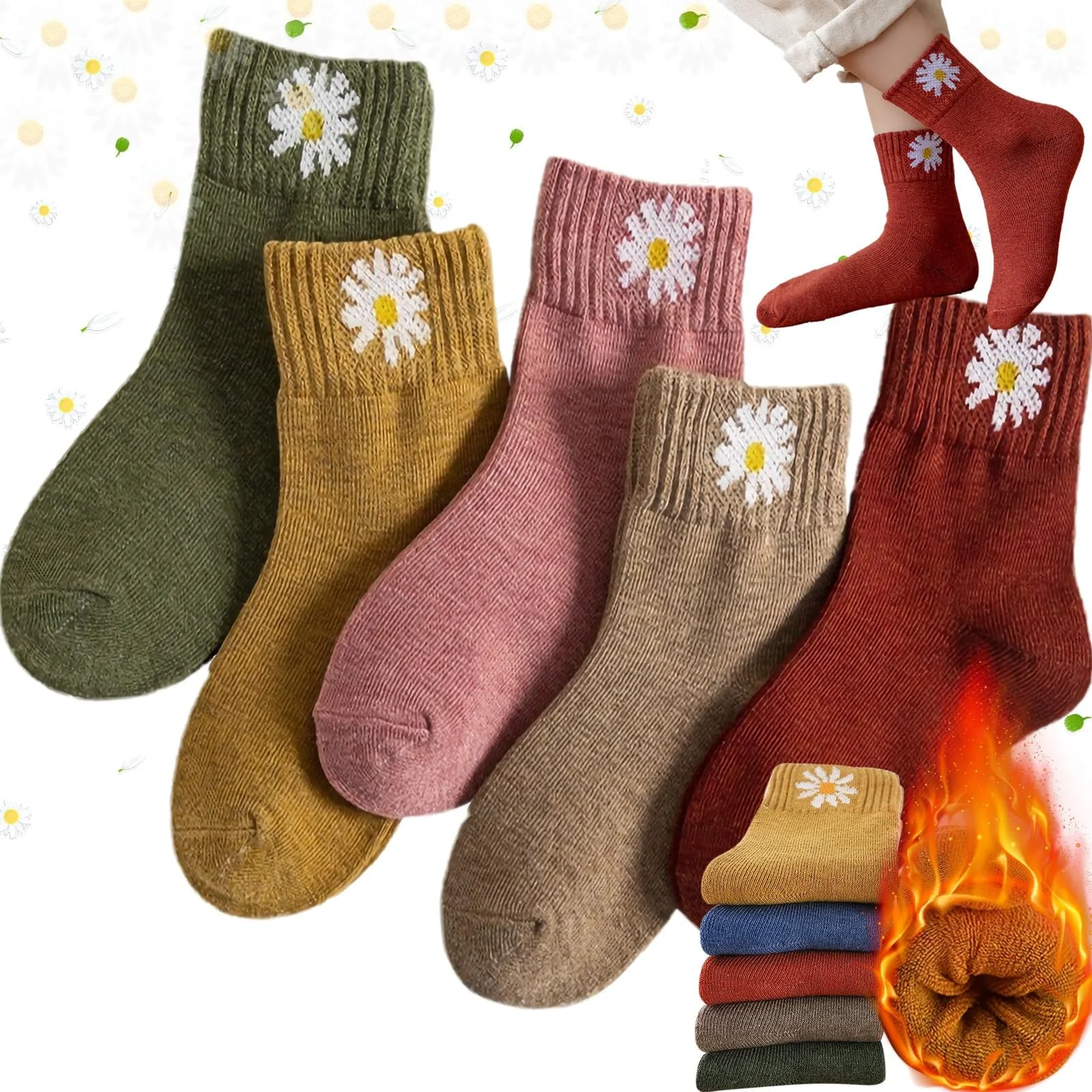 Жіночі шкарпетки Зима, 5 пар, фото №1