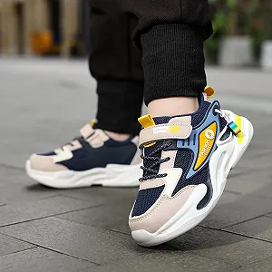 Дитячі Кросівки Кросівки для Дівчаток Дихаючі Легкі На Липучках synthetic.ua - Фото 1