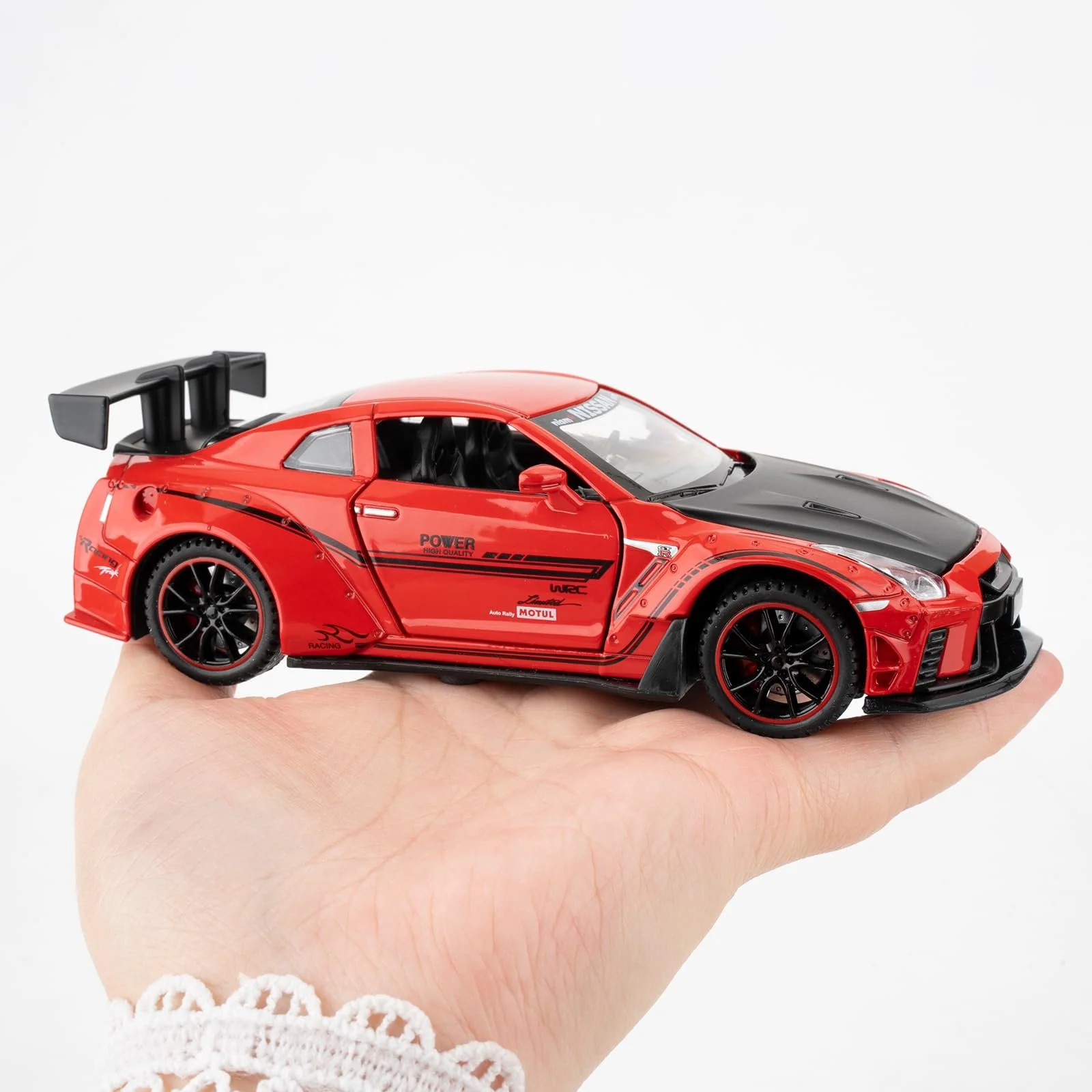 Игрушечная Машинка Nissan GTR R35 Modified LB Wide Body 1/32 Красный, фото №6 Игрушечная Машинка Nissan GTR R35 Modified LB Wide Body 1/32 Красный, фото №6