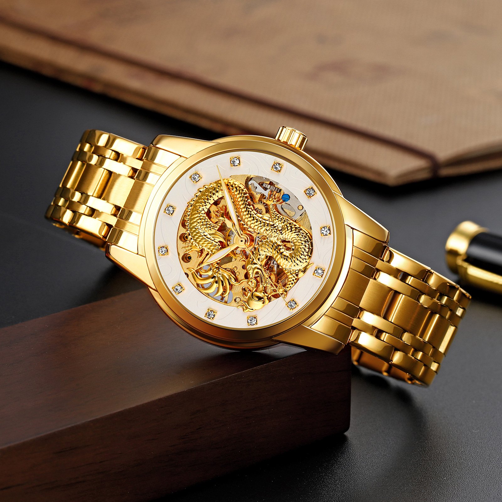 Годинник Skmei 9310GDSI Gold-Silver, фото №3