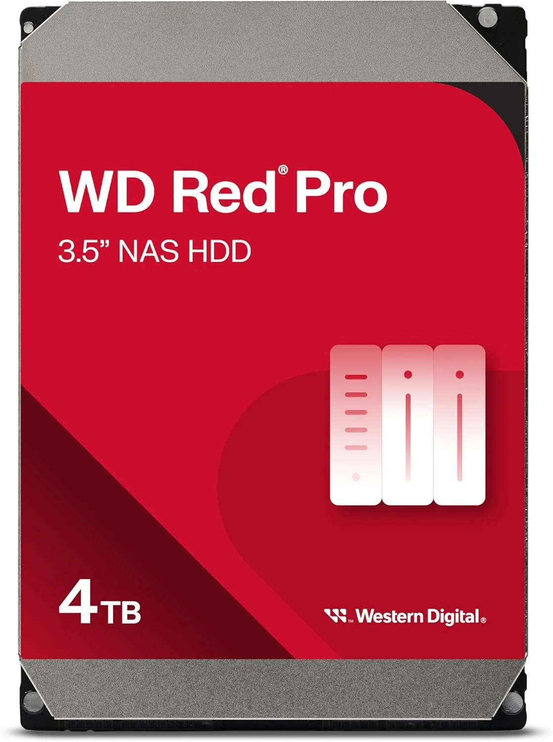 Внутрішній жорсткий диск 3.5" Western Digital Red Pro 4TB 7200 об\хв 287 Мб\с SATA III (WD4005FFBX), фото №1