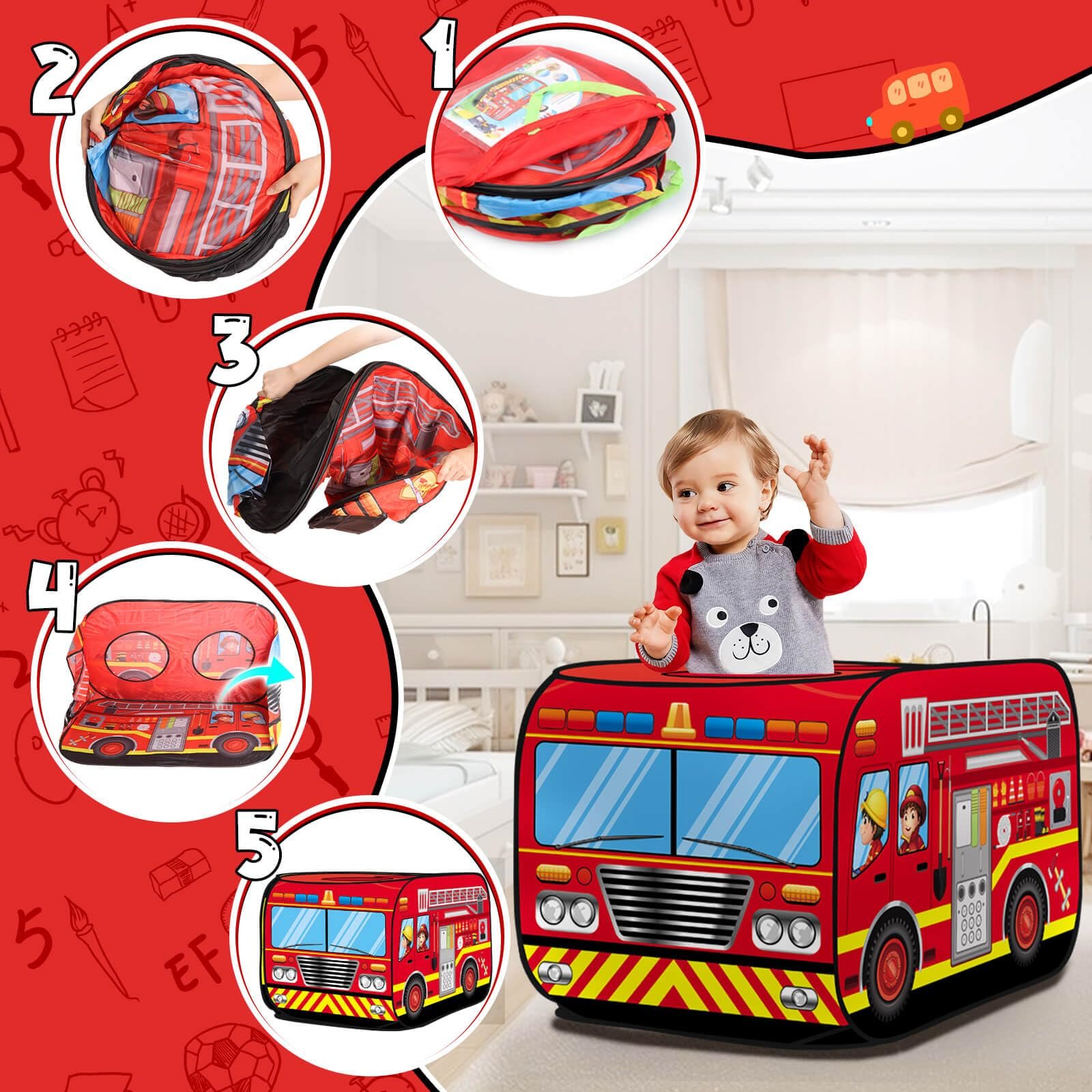 Игровой намет Britik Pop Up Playhouse, фото №2