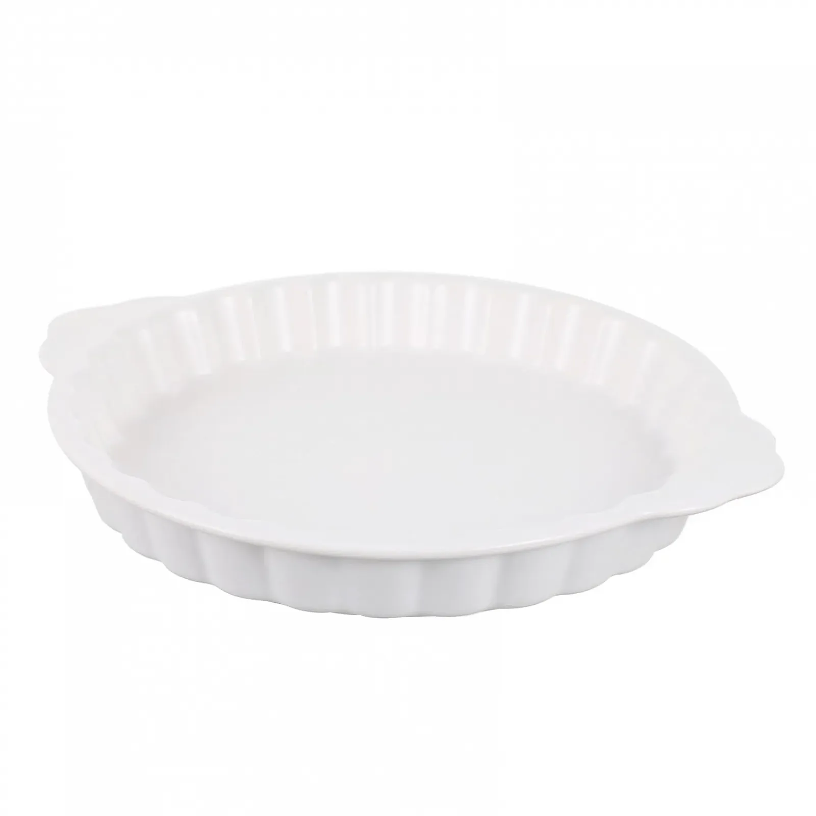 Форма для запікання VALICLUD керамічна кругла з ручками термостійка, фото №1