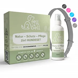 Нашийник проти кліщів fell&bell Silicone & Coconut Oil Spray 60 мл Chemical-Free - Фото 1