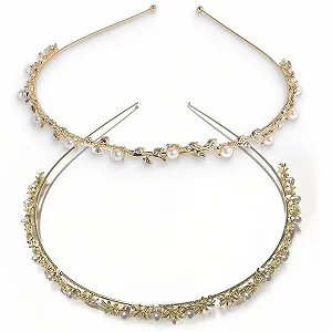 Набір з 2 весільних обручів для волосся - Фото 1