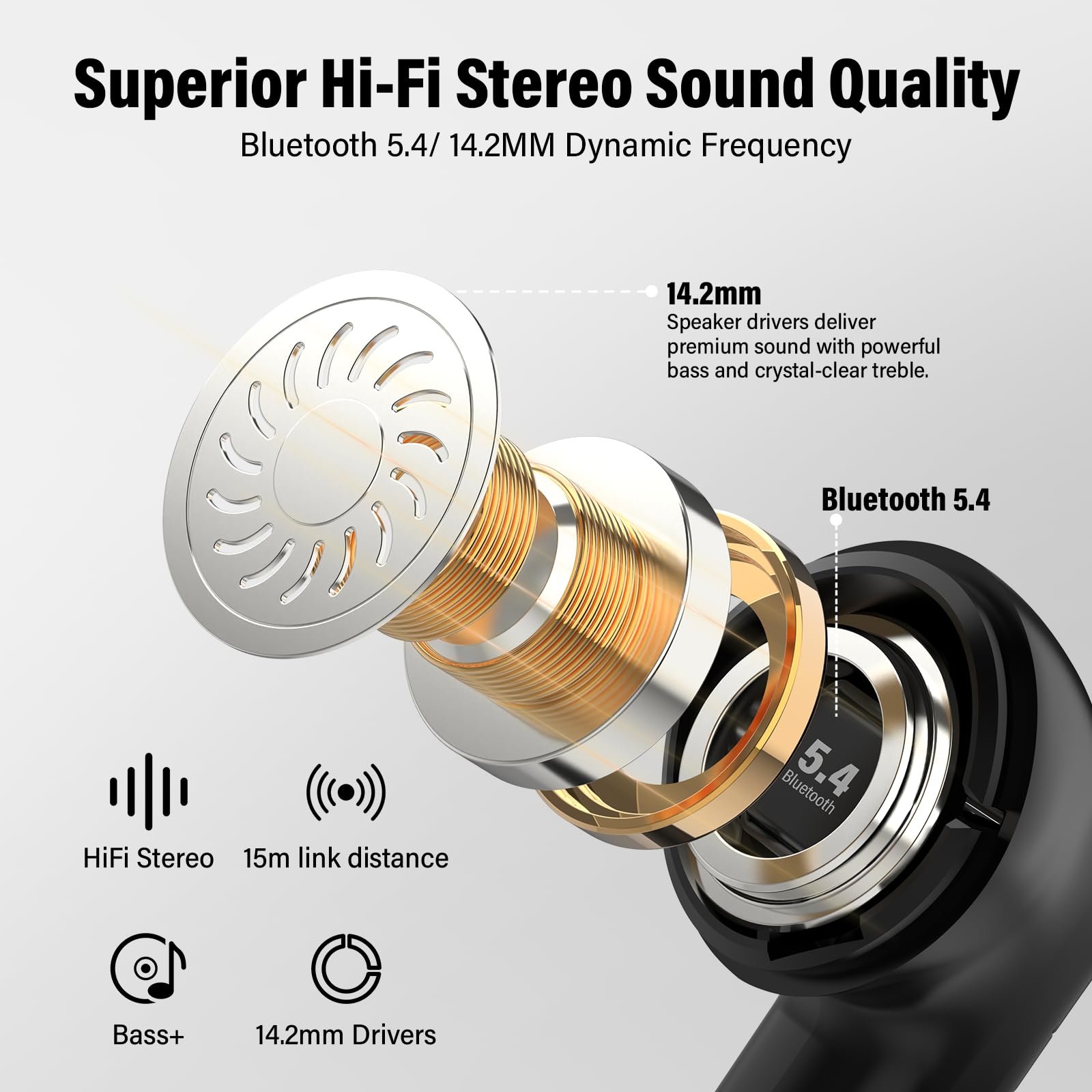 Навушники-перекладачі AI, 3-в-1 Голосовий 144 мови з додатком, 48 год Bluetooth 5.4, фото №6 Навушники-перекладачі AI, 3-в-1 Голосовий 144 мови з додатком, 48 год Bluetooth 5.4, фото №6