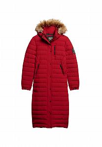 Куртка Superdry Fuji Женская С капюшоном Удлиненная Puffer - Фото 1