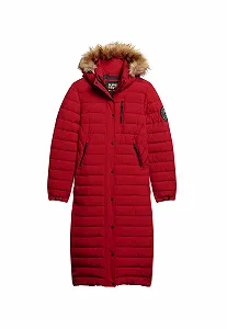 Куртка Superdry Fuji Жіноча З капюшоном Подовжена Puffer - Фото 1