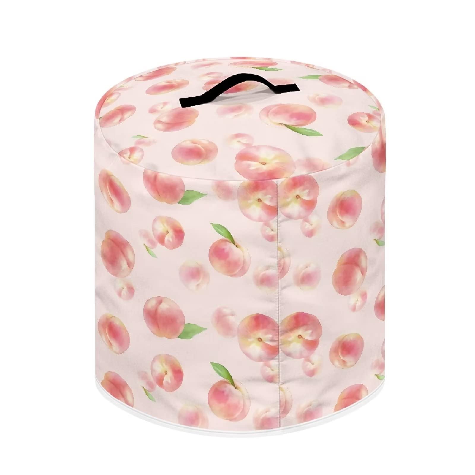 Протектор Poceacles Pink Peach Print Pressure Cooker з чохлом для повільної плити, рисоварки і скороварки Розмір L Рожевий, фото №3