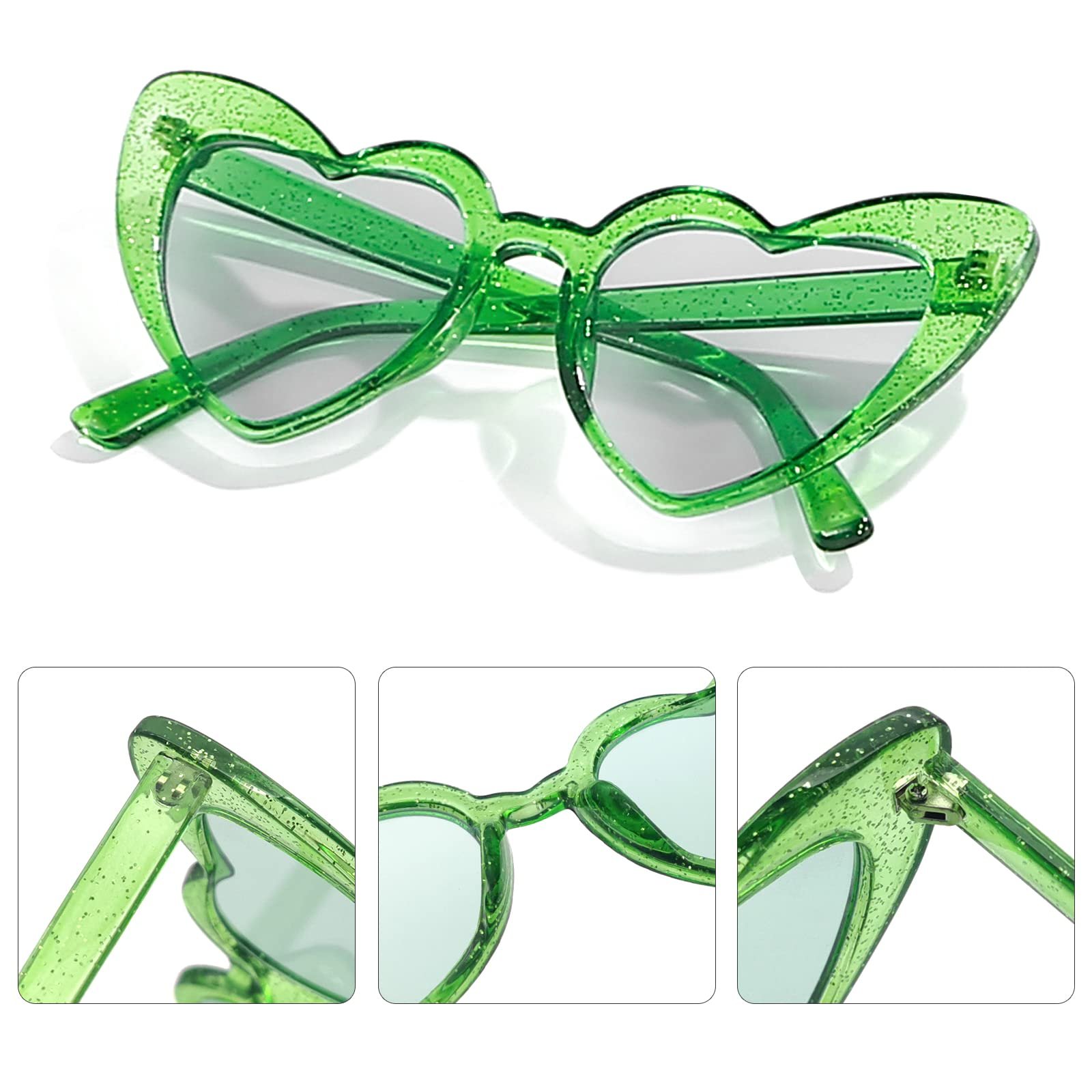 Сонцезахисні окуляри Ретро Серце Long Keeper Вінтажні жіночі у формі серця з захистом UV400, фото №4