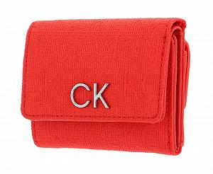 Гаманець Calvin Klein Re-Lock Trifold JQD XXS Deep Orange Помаранчевий - Фото 1