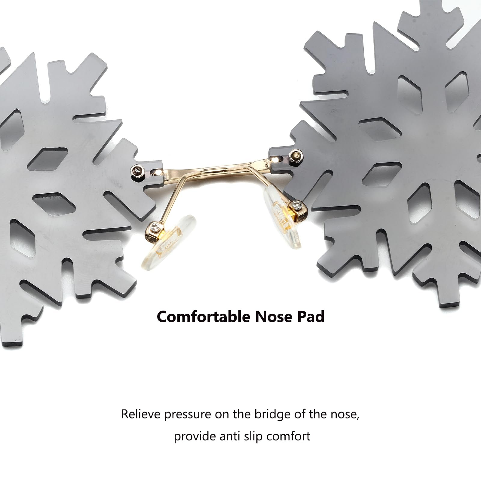 Сонцезахисні окуляри YUELUQU Сніжинка Форма, фото №5