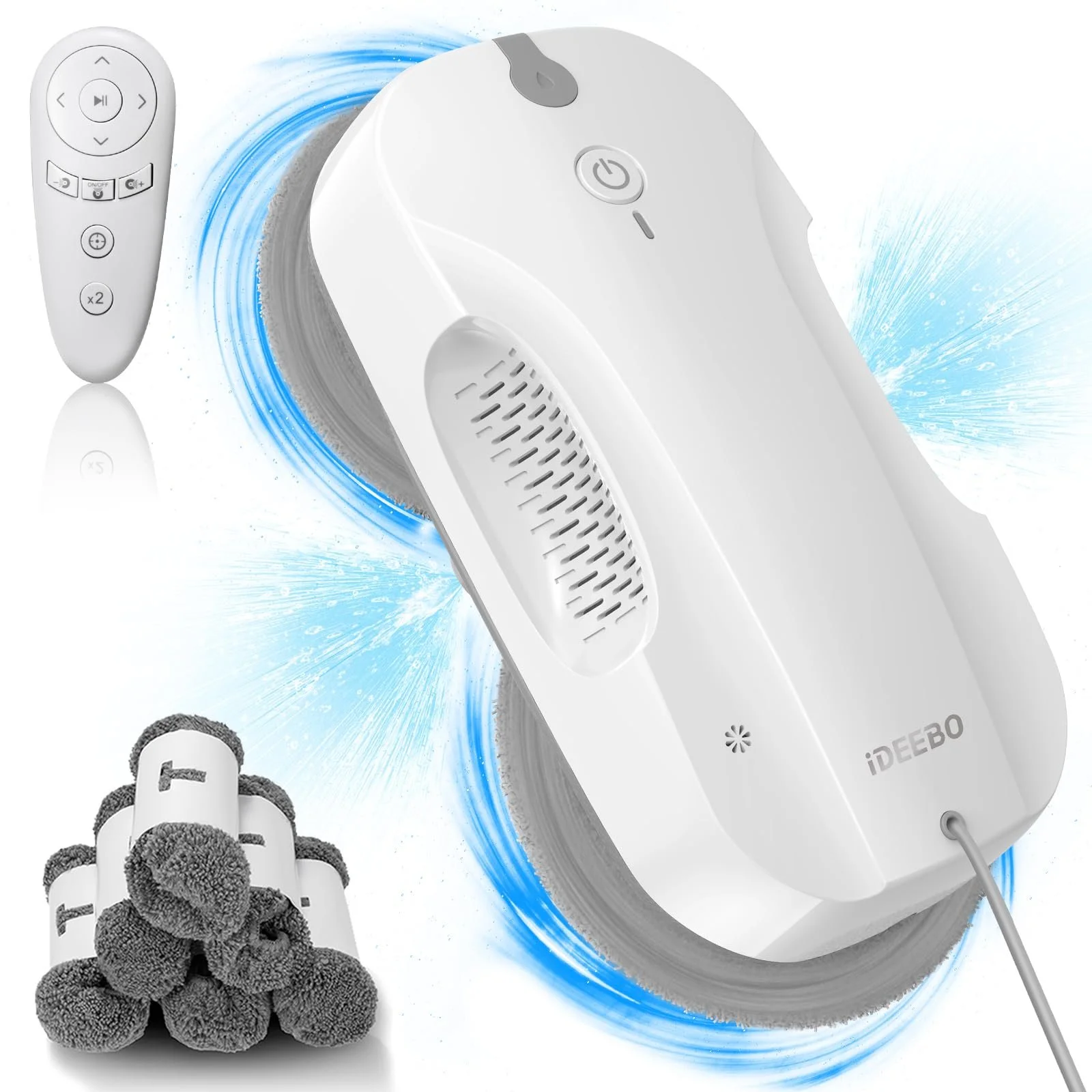 Робот для миття вікон iDEEBO E300 з двосторонньою системою розпилення, герметичним резервуаром для води, простий в оновленні, фото №1 Робот для миття вікон iDEEBO E300 з двосторонньою системою розпилення, герметичним резервуаром для води, простий в оновленні, фото №1