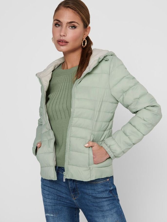 Куртка ONLY ONLNEWTAHOE CONTRAST 15205758 XS цвета Desert Sage и фисташковый, фото №3