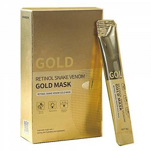 Маска Retinol Snake Venom Gold, Золота пептидна маска для обличчя - Фото 1