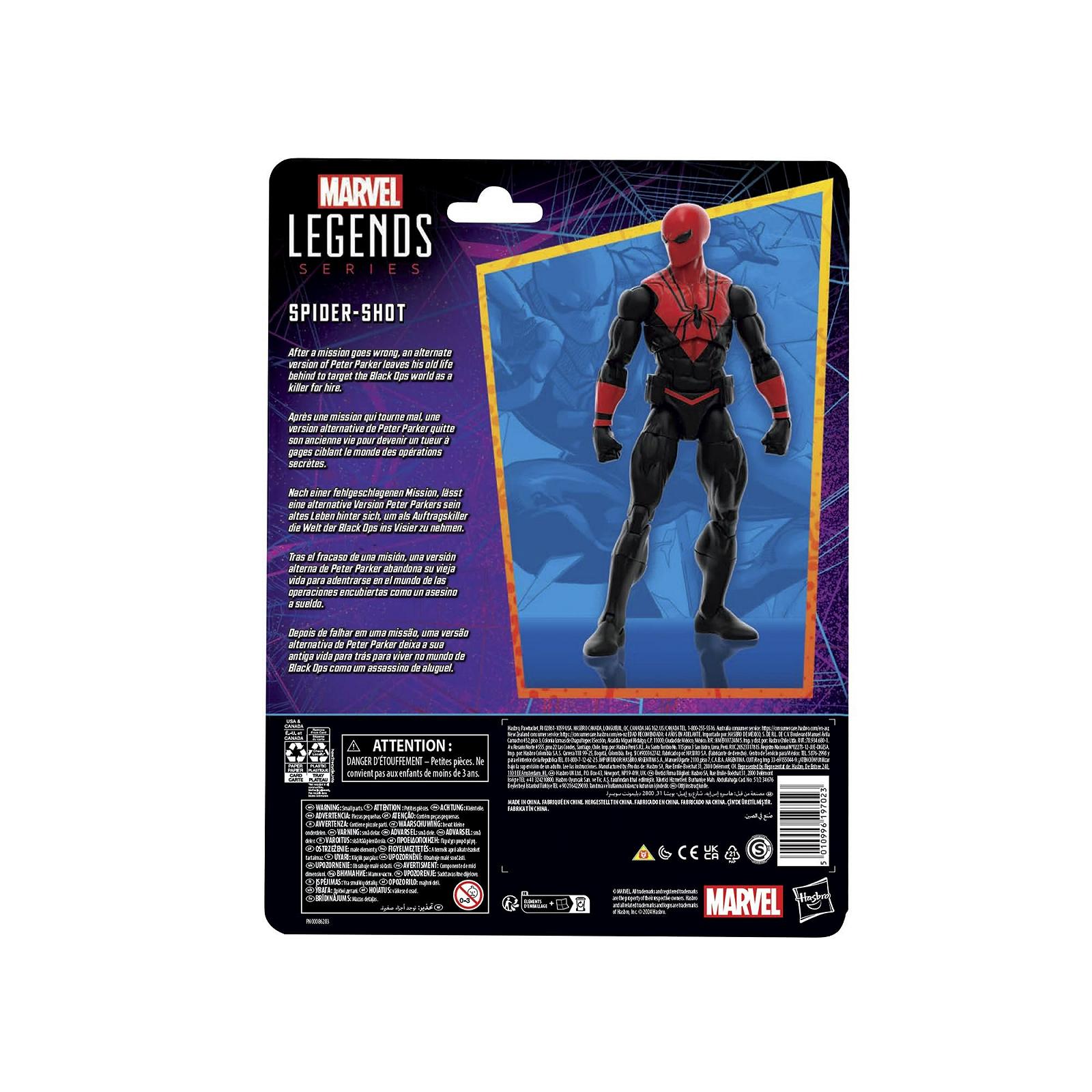 Фігурка Людина-павук Marvel Legends Series Spider-Shot, фото №8