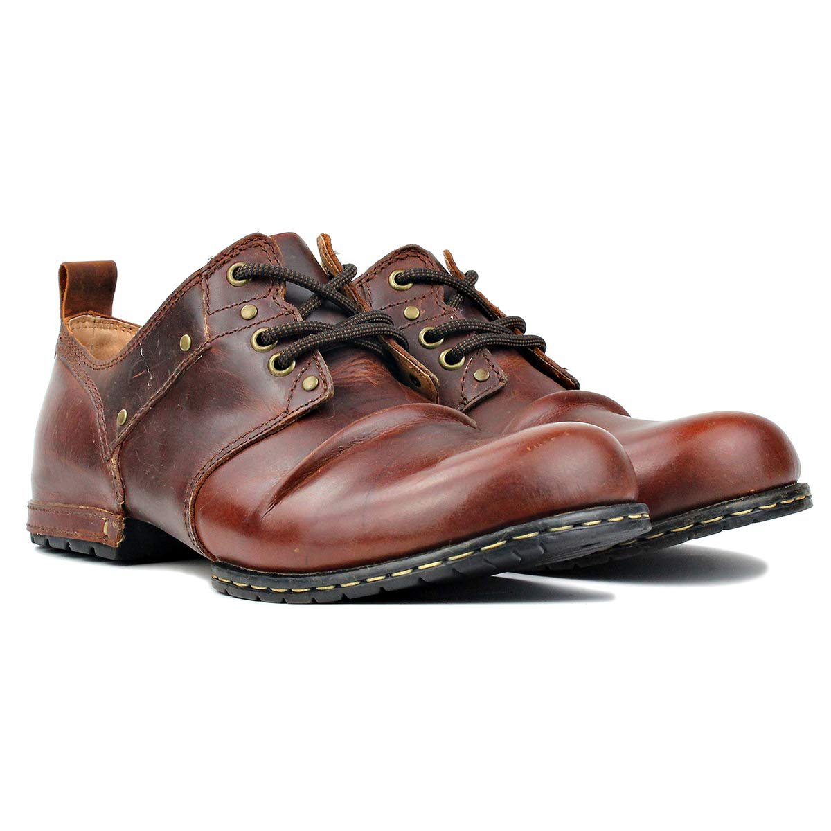 Мужские кожаные ботинки Chukka OSSTONE OS-6015-1-A-R, фото №5