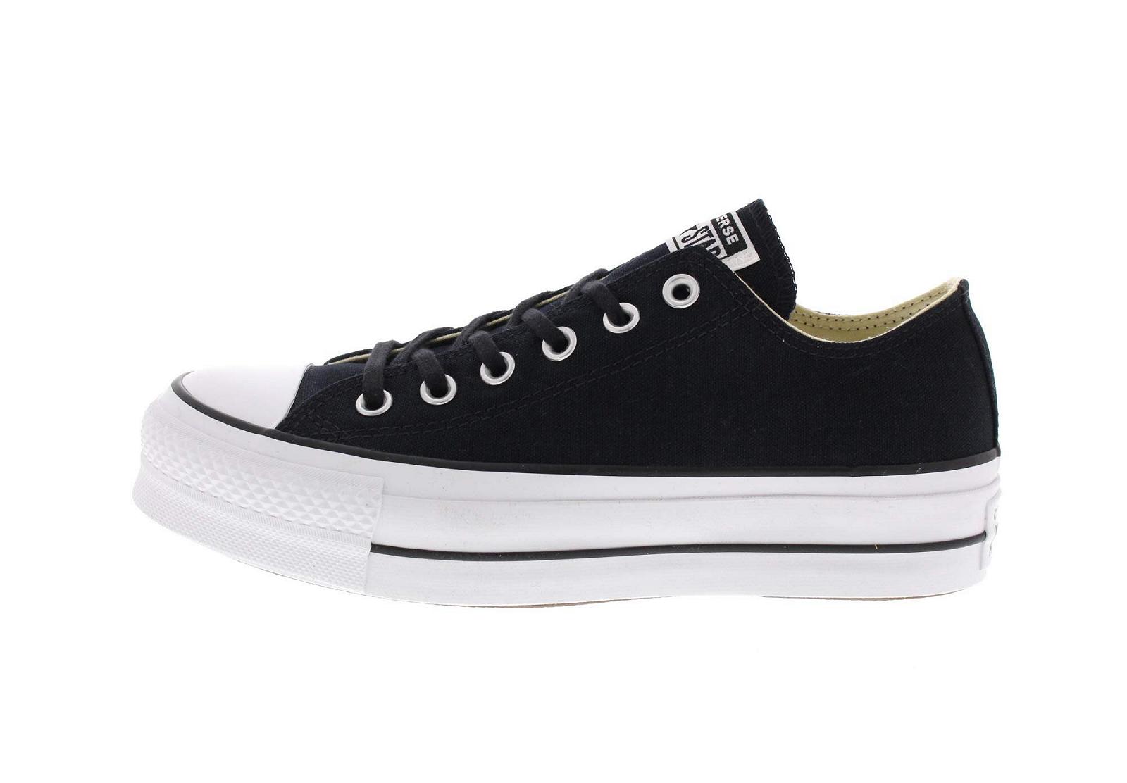 Кеды Converse Chuck Taylor All Star Lift OX Chucks 561681C Черно-белый, фото №2