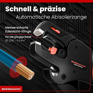 Стриппер автоматический со стальным лезвием и бокорезом 0.08 - 6 мм² synthetic.ua - Фото 1