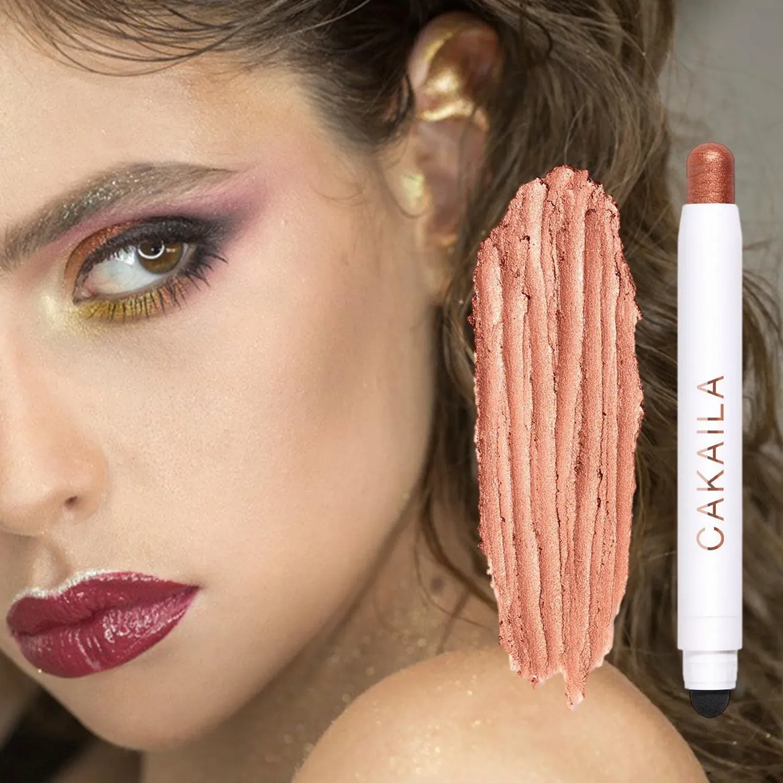 Тени-карандаш Fulenyi, двусторонний, кремовый, фото №3 Тени-карандаш Fulenyi, двусторонний, кремовый, фото №3