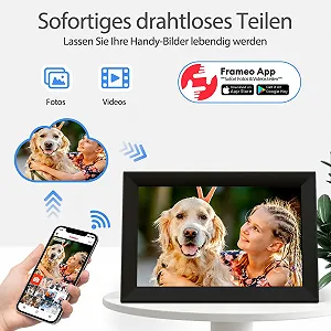 Цифровая фоторамка Frameo 10.1 дюйма 1280 x 800 HD IPS Wi-Fi 32 ГБ synthetic.ua - Фото 1